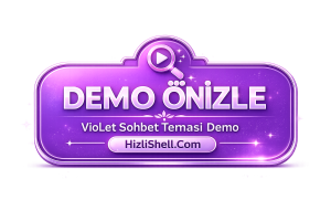 Wordpress Violet Sohbet Teması Önizlemesi